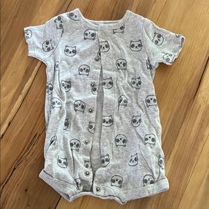 Carter's Gray Panda One Piece